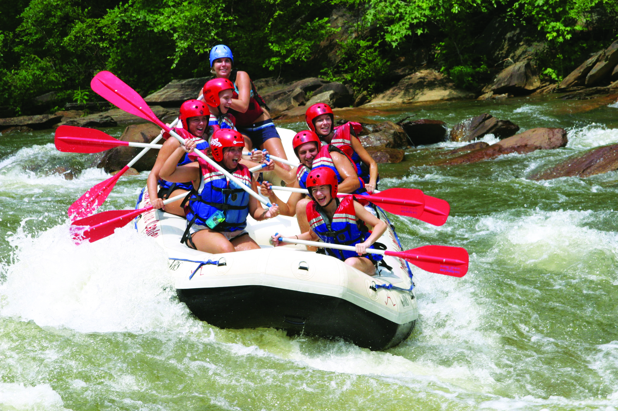 White water rafting in Tennessee