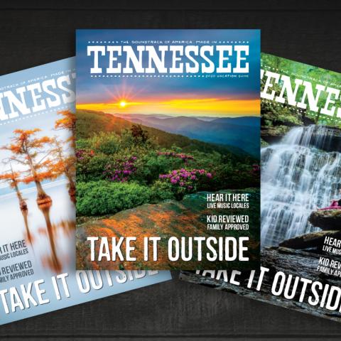 2020 Tennessee Vacation Guide covers with outdoor landscapes