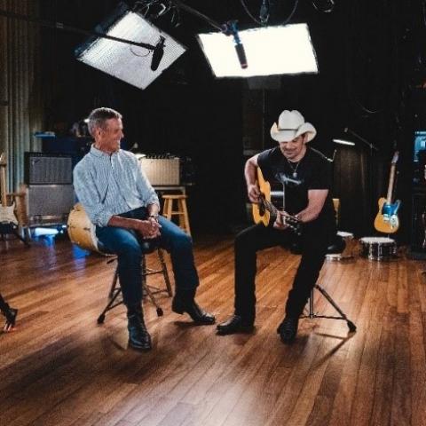 Tennessee Governor Bill Lee and country superstar Brad Paisley 